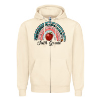 Sandshell sixth grade rainbow Zipper Hoodie - RanaPortraitStore