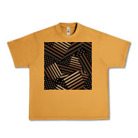Peanut Butter melanin american flag seamless pattern Urban Heavy Tee - BundleAndBundleShop