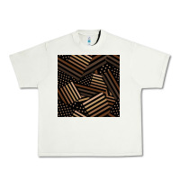 Pistachio melanin american flag seamless pattern Urban Heavy Tee - BundleAndBundleShop