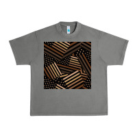 Tornado melanin american flag seamless pattern Urban Heavy Tee - BundleAndBundleShop
