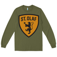 Army Green St. Olaf college Long Sleeve Tee - DesigneFamous