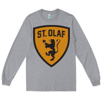 Heather Grey St. Olaf college Long Sleeve Tee - DesigneFamous
