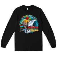 Black beach please Long Sleeve Tee - CowhideDigitalArt