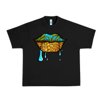 Black summer vibes pineapple lips Urban Heavy Tee - Jasminsmagicworld