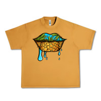 Peanut Butter summer vibes pineapple lips Urban Heavy Tee - Jasminsmagicworld