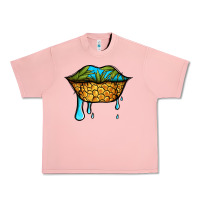 Salmon summer vibes pineapple lips Urban Heavy Tee - Jasminsmagicworld