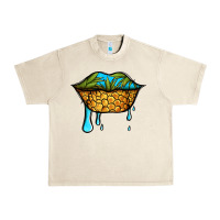 Sandshell summer vibes pineapple lips Urban Heavy Tee - Jasminsmagicworld