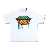 White summer vibes pineapple lips Urban Heavy Tee - Jasminsmagicworld