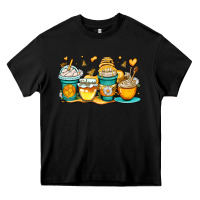 Black honey bee coffee cups Heavy Core Tee - OliviaCreatesArt