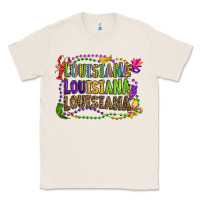 Natural louisiana louisiana louisiana mardi gras Classic Tee - OliviaCreatesArt