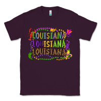 Plum louisiana louisiana louisiana mardi gras Classic Tee - OliviaCreatesArt