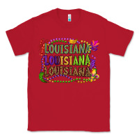 Red louisiana louisiana louisiana mardi gras Classic Tee - OliviaCreatesArt