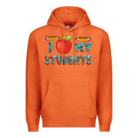 Carrot i love my students with pen and Premium Hoodie - Artiststas