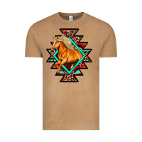 Vintage Camel Aztec Symbol With Horse Vintage Tee - FaDigitalArtStudio