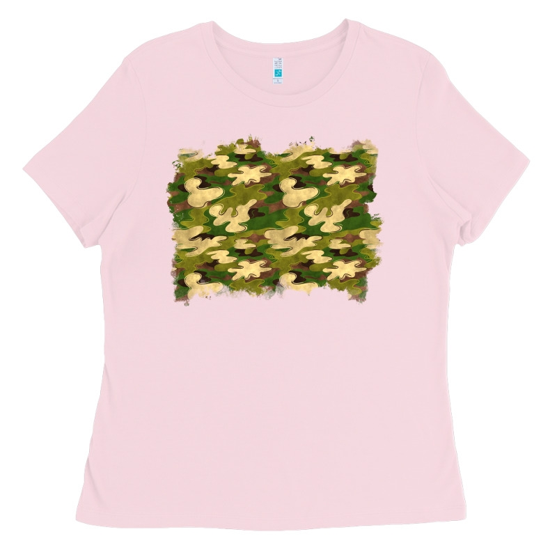 Camouflage Background Ladies Tee by BundleAndBundleShop | Teevron