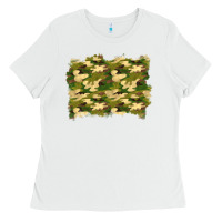 White camouflage background Ladies Tee - BundleAndBundleShop