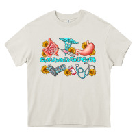 Cream gastroenterologist olivia Heavy Core Tee - OliviaCreatesArt