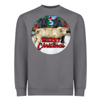 Storm Merry Christmas Charolais Bull Heavyweight Sweatshirt - RanaPortraitStore