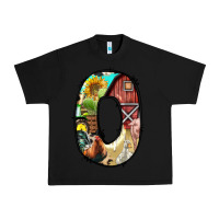 Black farm life alphabet lowercase letters o Urban Heavy Tee - BundleAndBundleShop