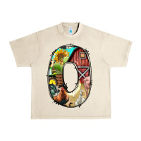 Sandshell farm life alphabet lowercase letters o Urban Heavy Tee - BundleAndBundleShop
