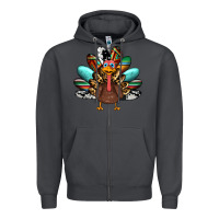 Smoke thanksgiving turkey Zipper Hoodie - RanaPortraitStore