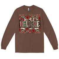 Chestnut Believe Long Sleeve Tee - CowhideDigitalArt