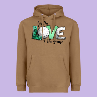 For The Love Of The Game Golf Heavyweight Hoodie Designed By Jasminsmagicworld