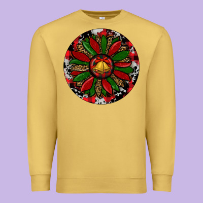 Sunflower Christmas Premium Sweatshirt Designed By Ranaportraitstore