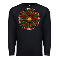 Black Sunflower Christmas Premium Sweatshirt - RanaPortraitStore