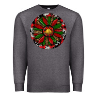 Charcoal Heather Sunflower Christmas Premium Sweatshirt - RanaPortraitStore