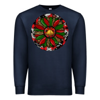 Navy Sunflower Christmas Premium Sweatshirt - RanaPortraitStore