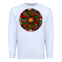 White Sunflower Christmas Premium Sweatshirt - RanaPortraitStore