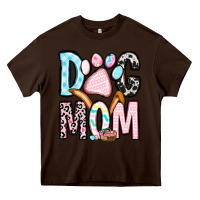 Chocolate Brown Easter dog mom Heavy Core Tee - OliviaCreatesArt