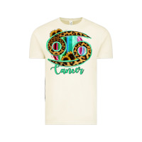 Vintage Arctic Cancer Zodiac Sign Sunflower Leopard Serape Vintage Tee - RanaPortraitStore