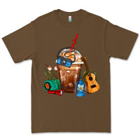 Cacao Camping Frappe Coffee Premium Tee - FaDigitalArtStudio