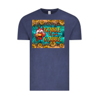 Vintage Denim gooble til you wobble tumbler Vintage Tee - BundleAndBundleShop