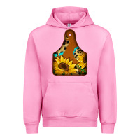 Fuchsia Pink cowtag Urban Hoodie - Jasminsmagicworld