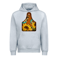 Heather Grey cowtag Urban Hoodie - Jasminsmagicworld