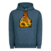 Pigment Midnight Navy cowtag Urban Hoodie - Jasminsmagicworld