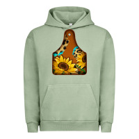 Pigment Oil Green cowtag Urban Hoodie - Jasminsmagicworld