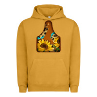 Pigment Peanut Butter cowtag Urban Hoodie - Jasminsmagicworld