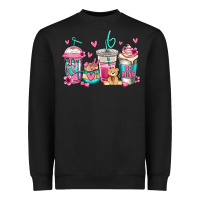 Black valentines day coffee Heavyweight Sweatshirt - Jasminsmagicworld