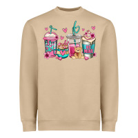 Mushroom valentines day coffee Heavyweight Sweatshirt - Jasminsmagicworld