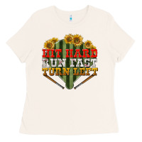Bone hit hard run fast turn left Ladies Tee - BundleAndBundleShop