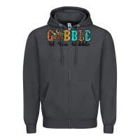 Smoke gobble til you wobble thanksgiving turkey Zipper Hoodie - RanaPortraitStore