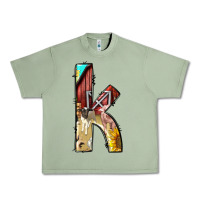 Oil Green farm life alphabet lowercase letters k Urban Heavy Tee - BundleAndBundleShop