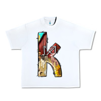 White farm life alphabet lowercase letters k Urban Heavy Tee - BundleAndBundleShop