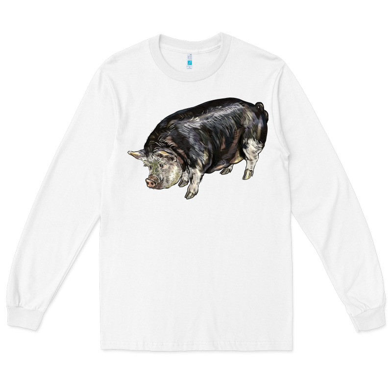 Poland China Pig Long Sleeve Tee by LillyAllenDesigns | Teevron