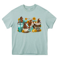 Arona horses coffee cups Heavy Core Tee - OliviaCreatesArt