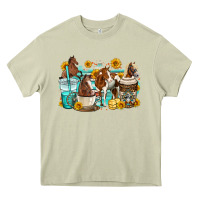 Mossy horses coffee cups Heavy Core Tee - OliviaCreatesArt